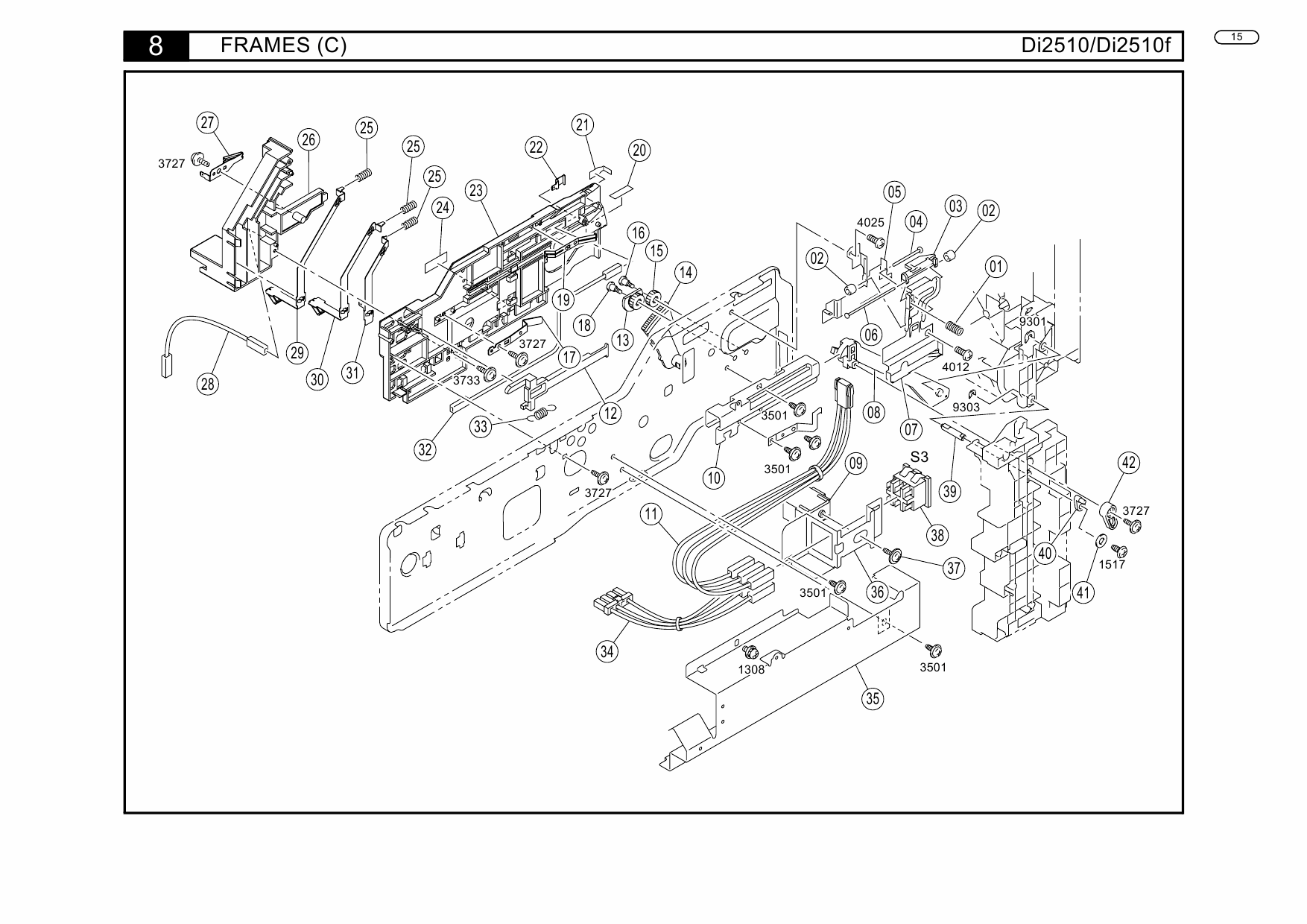 Konica-Minolta MINOLTA Di2510 Di2510f Parts Manual-2